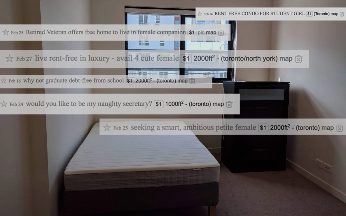 Craigslust: “We’ll Have Sex and You Don’t Need to Pay Much for the Flat”